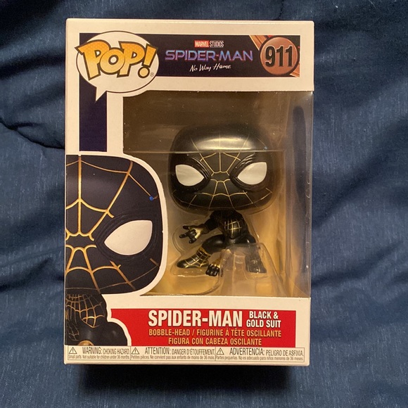 Funko Other - Spider-Man Black & Gold Suit Funko Pop